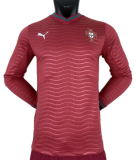 2026 Mens Portugal home red Player long sleeve Soccer Jersey