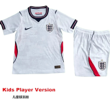 2026-27 Kids England Home  Player Version Soccer Jersey