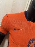 2026-27  Mens Netherlands home Player  orange soccer jersey