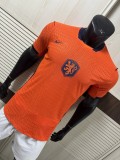 2026-27  Mens Netherlands home Player  orange soccer jersey