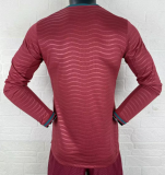 2026 Mens Portugal home red Player long sleeve Soccer Jersey