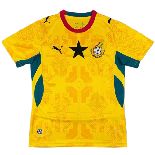 2026-27 Ghana Away Yellow Fans Soccer Jersey