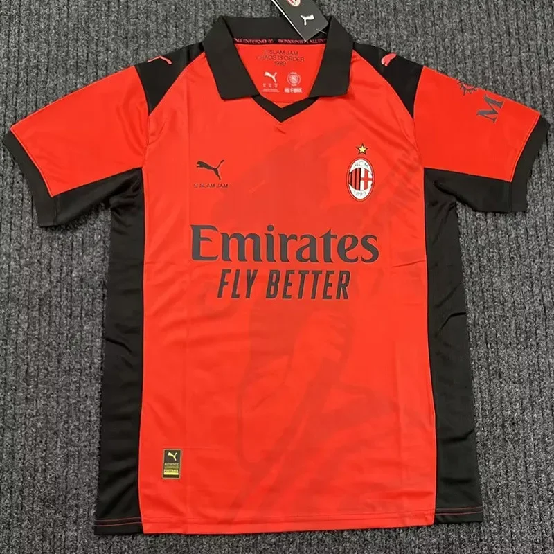 2026-27 Mens AC Milan Fourth away red soccer Jersey