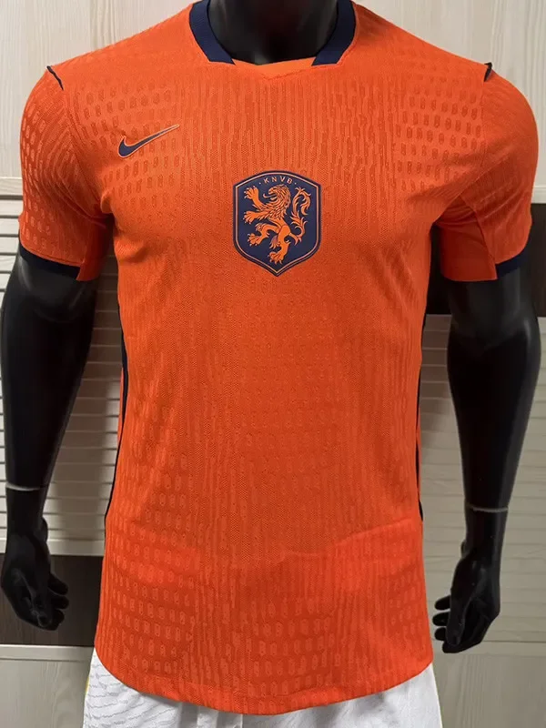 2026-27  Mens Netherlands home Player  orange soccer jersey