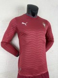 2026 Mens Portugal home red Player long sleeve Soccer Jersey