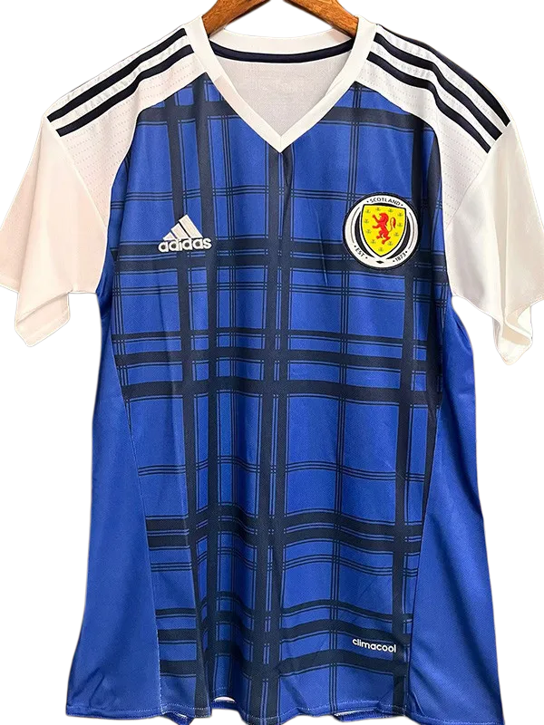 2016 Scotland Home Retro Soccer Jersey
