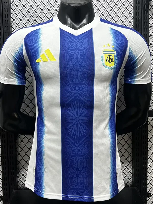 2026-27 Argentina Blue White Special Edition Player Version Soccer Jersey