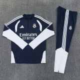 2026-27  Real Madrid Royal blue Half Pull Tracksuit