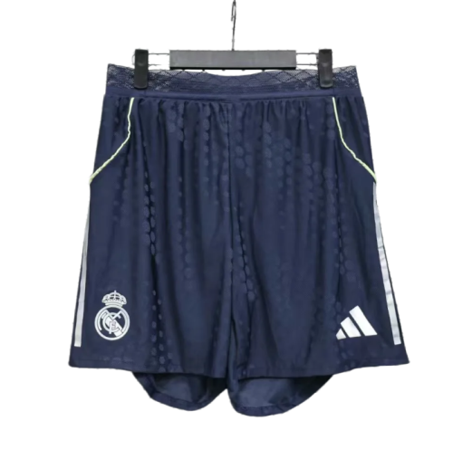 2025-26 Mens Real Madrid Player  away black Shorts