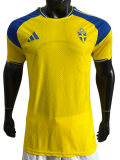 2026-27 Mens Sweden Home  Player version Fans Soccer Jersey