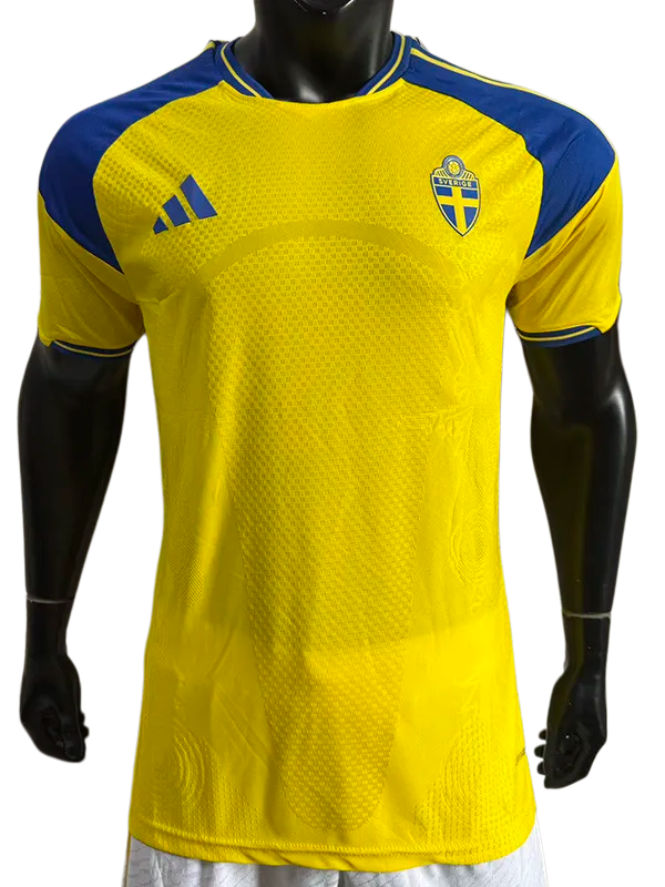 2026-27 Mens Sweden Home  Player version Fans Soccer Jersey