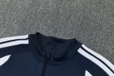 2026-27  Real Madrid Royal blue Half Pull Tracksuit