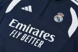 2026-27  Real Madrid Royal blue Half Pull Tracksuit