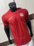 2026 Mens Canada  home Red  Player Version soccer Jersey