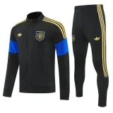 2026-27 Mens Manchester United Black Jacket Tracksuit