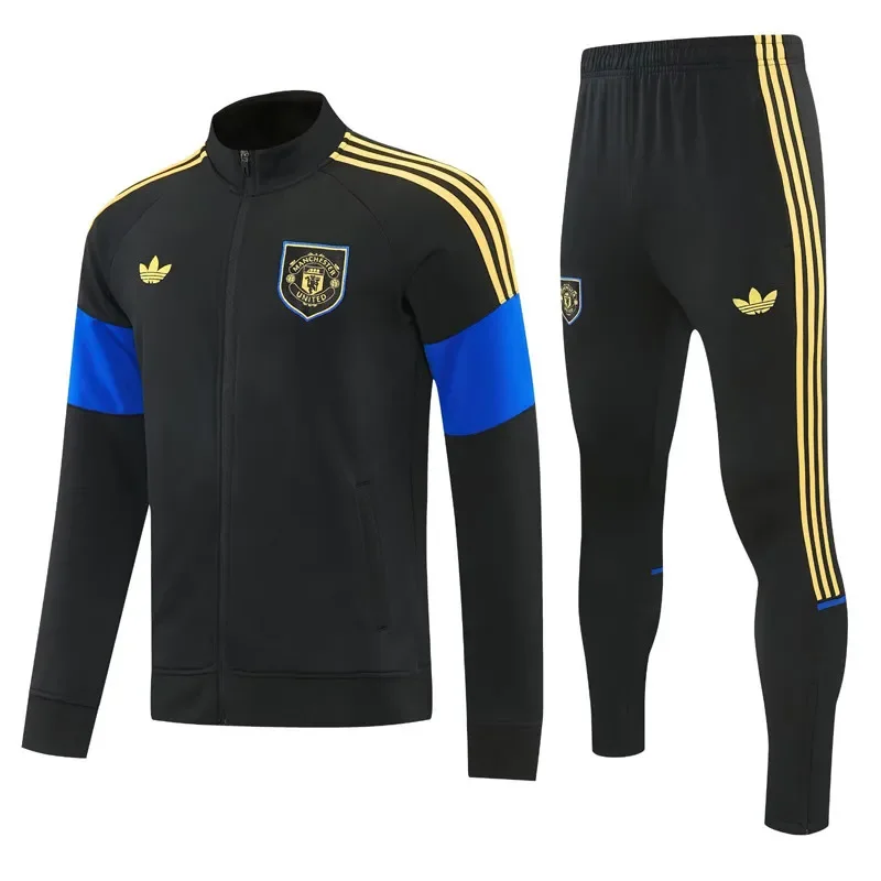 2026-27 Mens Manchester United Black Jacket Tracksuit