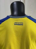 2026-27 Mens Sweden Home  Player version Fans Soccer Jersey