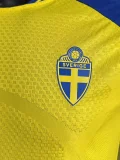 2026-27 Mens Sweden Home  Player version Fans Soccer Jersey