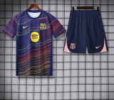 2025-26 Mens Barcelona bright blue Training Short Suit
