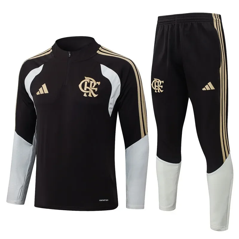 2026-27 Flamengo Brown Half Pull Tracksuit  #B26020