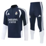 2026-27  Real Madrid Royal blue Half Pull Tracksuit