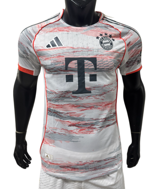 2025-26 Mens Bayern Munich Away  Authentic  Player soccer Jersey