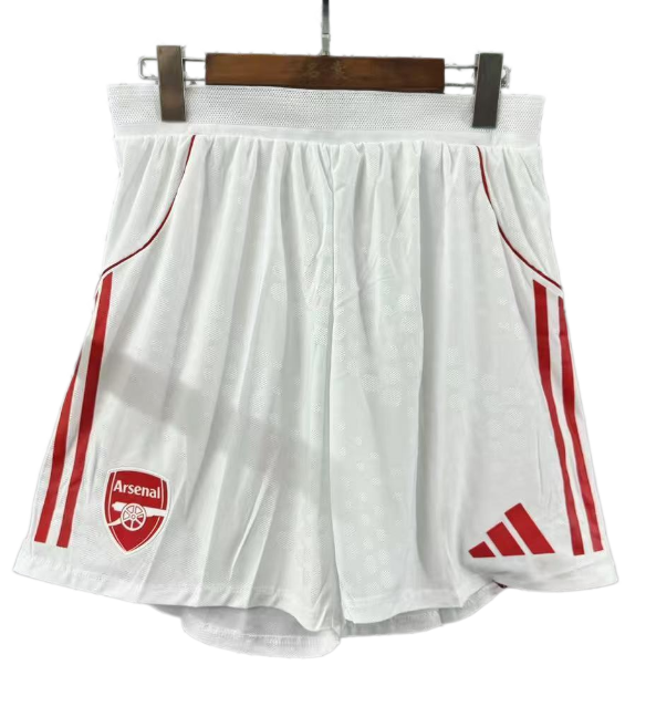 2025-26 Arsenal home player white Shorts Pants