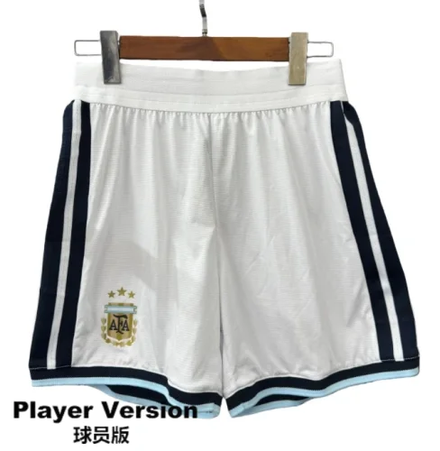 2026-27 Mens Argentina White Player version Shorts Pants