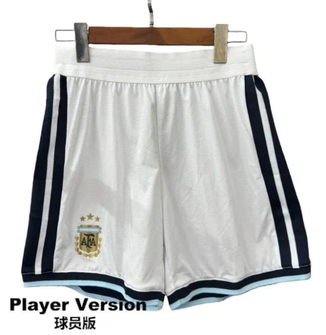 2026-27 Mens Argentina White Player version Shorts Pants