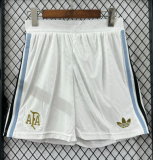 2025-26 Argentina white Player Version Shorts Pants