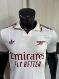 2025/26 Mens Arsenal  Player white  Third away soccer Jersey
