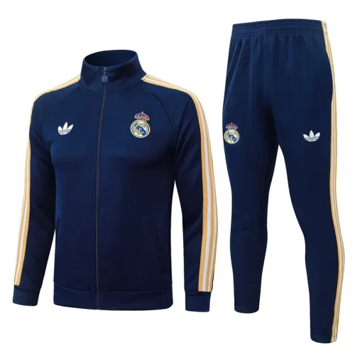 2026-27  Real Madrid Royal blue Jacket Tracksuit  #A26029