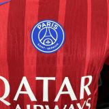 2025-26 Mens PSG Third away red Player Soccer Jersey