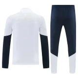 2026-27 Real Madrid White Half Pull Tracksuit