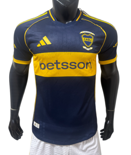 2025-26 Player version Boca Juniors home soccer Jersey