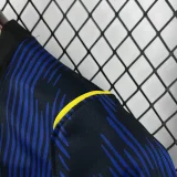 2026-27 Mens Brazil Black away blue soccer jersey