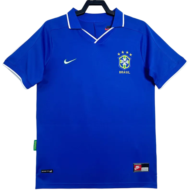 1997 Brazil Away Retro Soccer Jersey