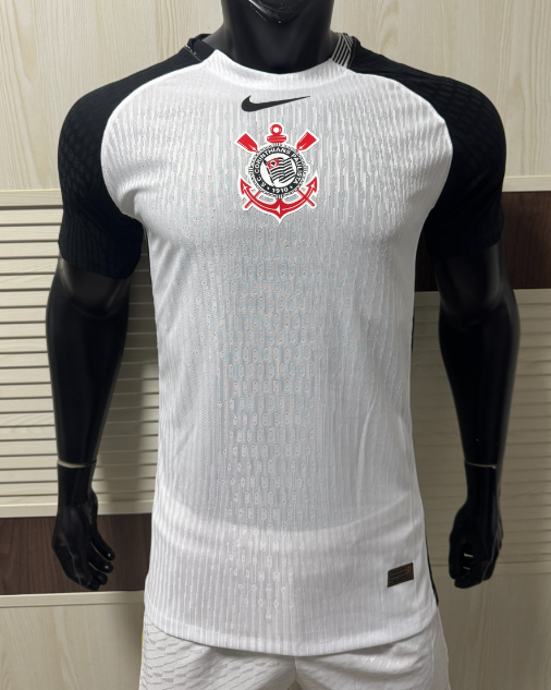 2025/26 Mens Corinthians white home  soccer jersey Player version