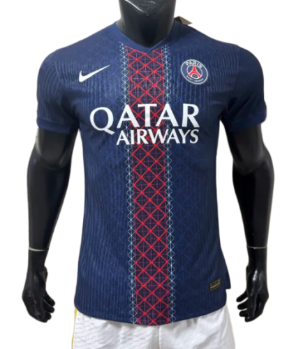 2025-26Mens PSG Home  Player Version Soccer Jersey