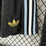 2025-26 Argentina black Player Version Shorts Pants