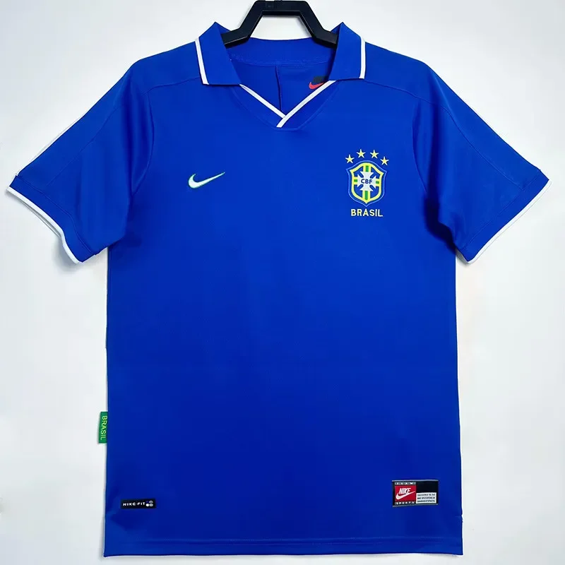 1997 Brazil Away Retro Soccer Jersey