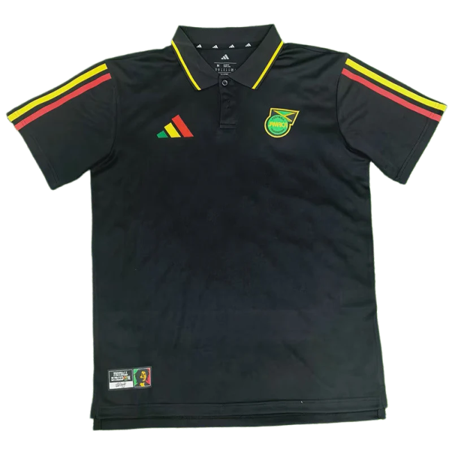 2026-27 Jamaica Black Polo  Soccer Jersey