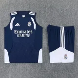 2026-27 Real Madrid Royal blue vest Training Short Suit