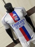 2025-26 Mens Lyon home white  Player version Soccer Jersey