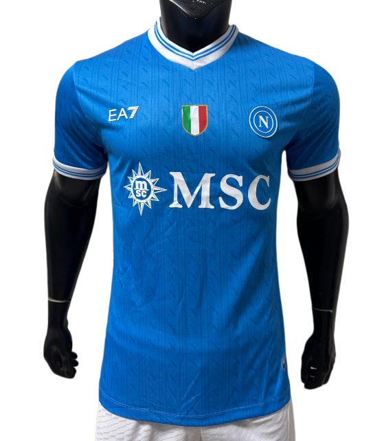2025/26 Mens Napoli home blue  Player version soccer jersey