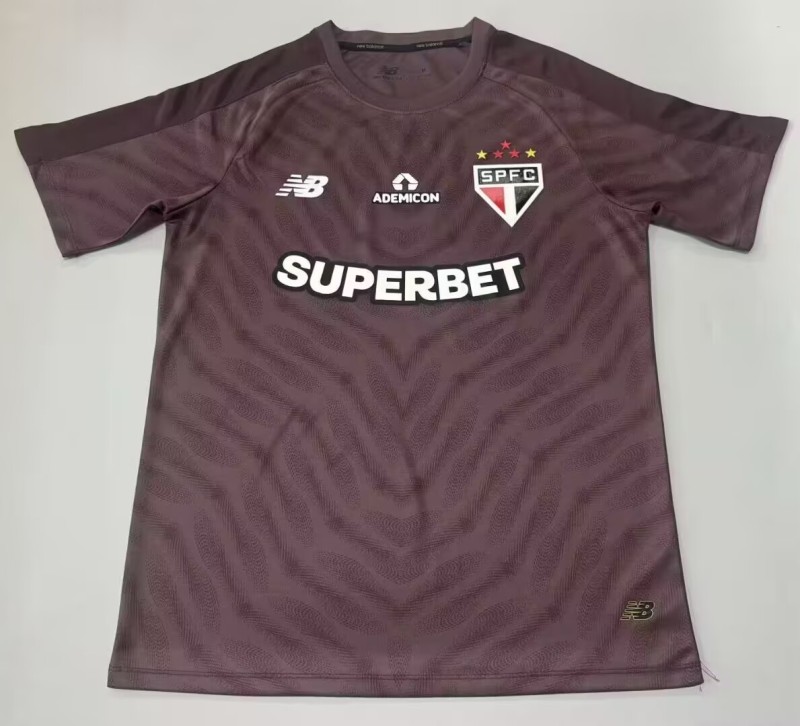 2026-27 Mens Sao Paulo maroon soccer jersey