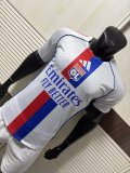 2025-26 Mens Lyon home white  Player version Soccer Jersey