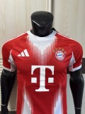 2025-26 Mens Bayern Munich red  home  Player soccer Jersey