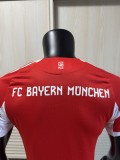 2025-26 Mens Bayern Munich red  home  Player soccer Jersey