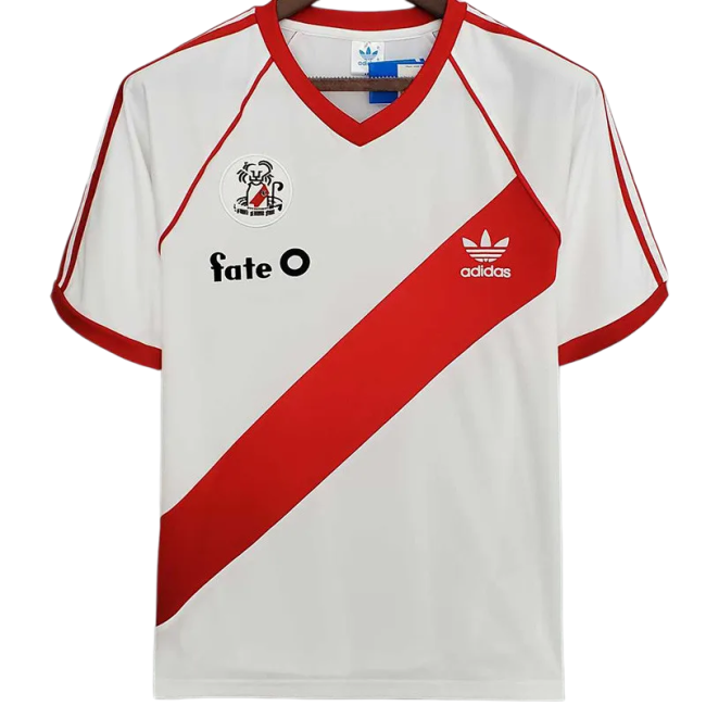 1986 River Plate Home Retro Soccer Jerseys